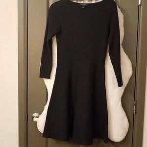 Knit fit and flare dress